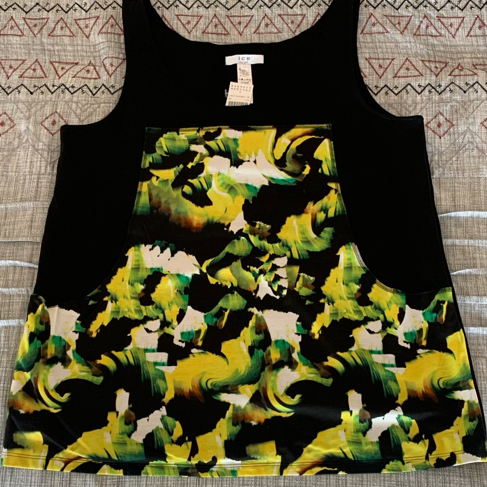 NWT icb Printed Top